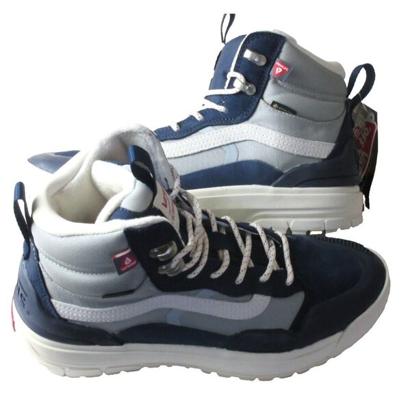 Vans Women's UltraRange Exo Hi MTE-2 Boots Dress Blue High Rise Size 8.5 NIB - Picture 2 of 5
